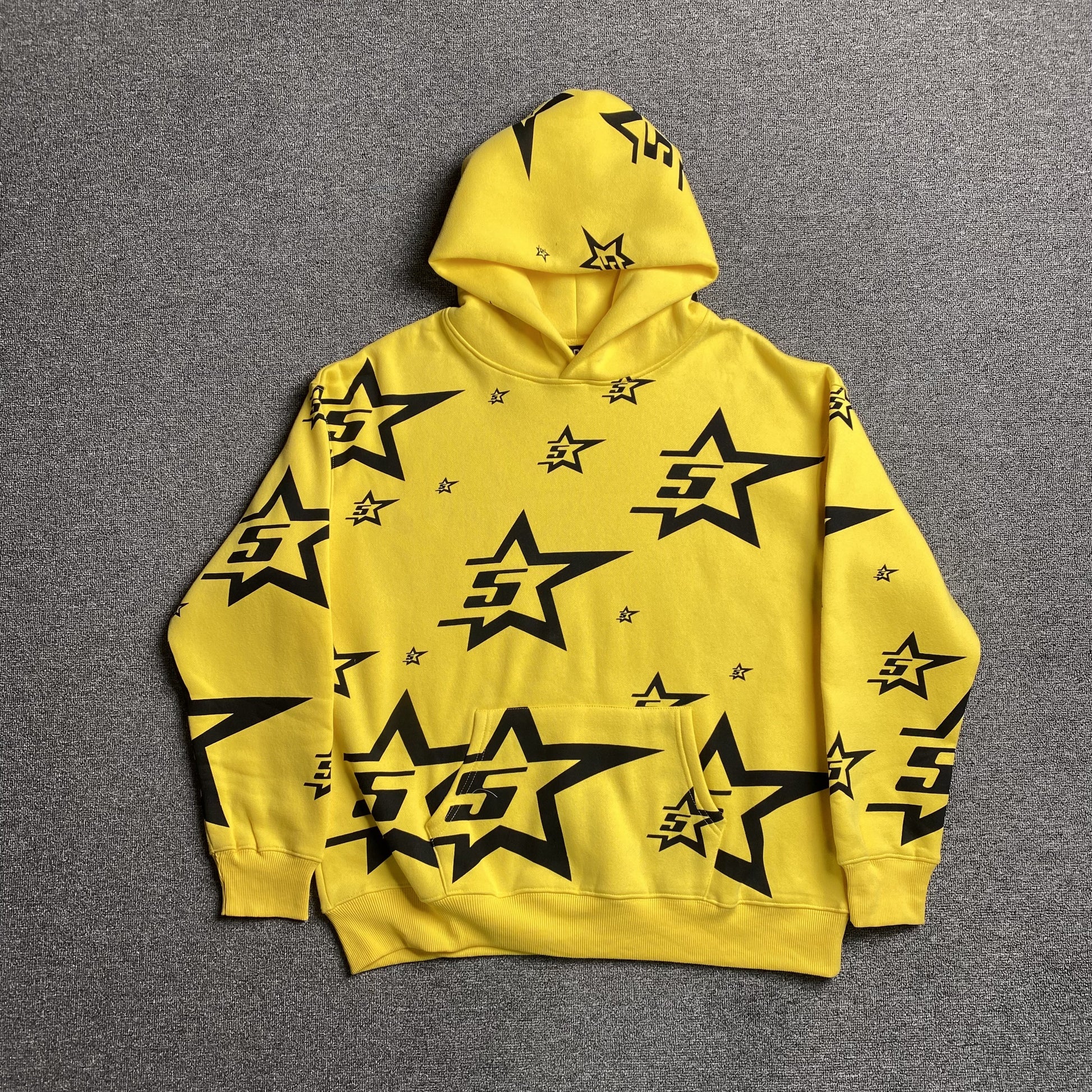 SP5DER 5STAR HOODIE YELLOW - Prime Reps