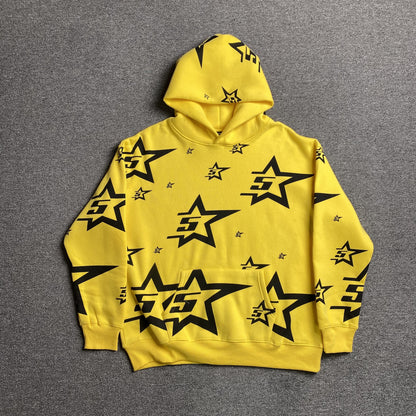SP5DER 5STAR HOODIE YELLOW - Prime Reps