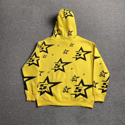 SP5DER 5STAR HOODIE YELLOW - Prime Reps