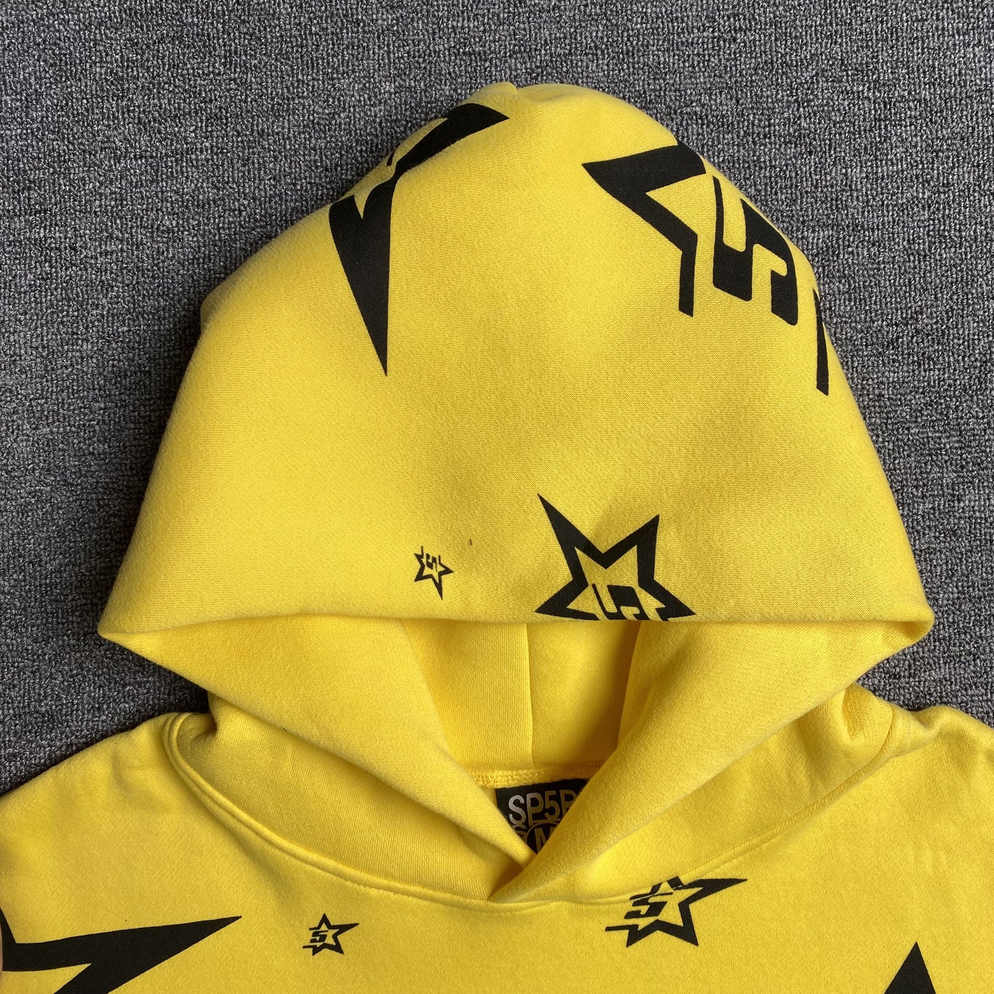 SP5DER 5STAR HOODIE YELLOW - Prime Reps