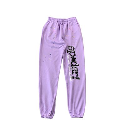 SP5DER ACAI SWEATPANTS PURPLE - Prime Reps