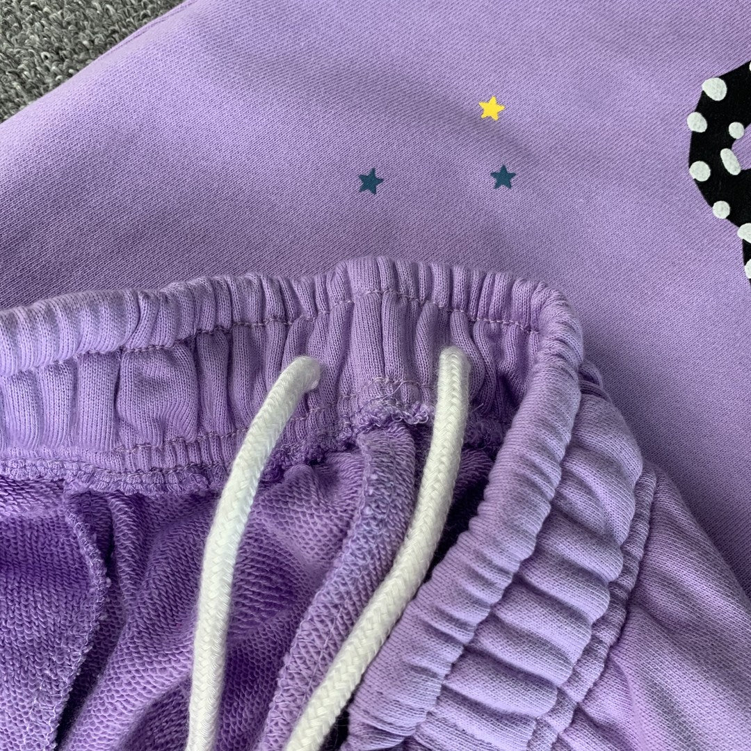 SP5DER ACAI SWEATPANTS PURPLE - Prime Reps