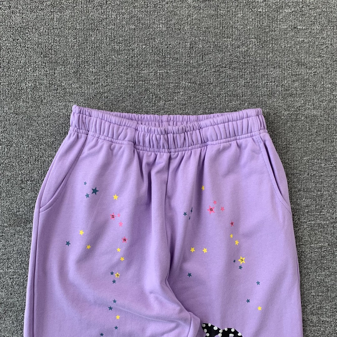SP5DER ACAI SWEATPANTS PURPLE - Prime Reps