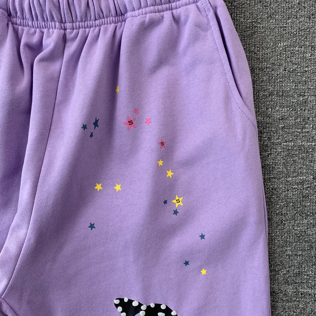 SP5DER ACAI SWEATPANTS PURPLE - Prime Reps