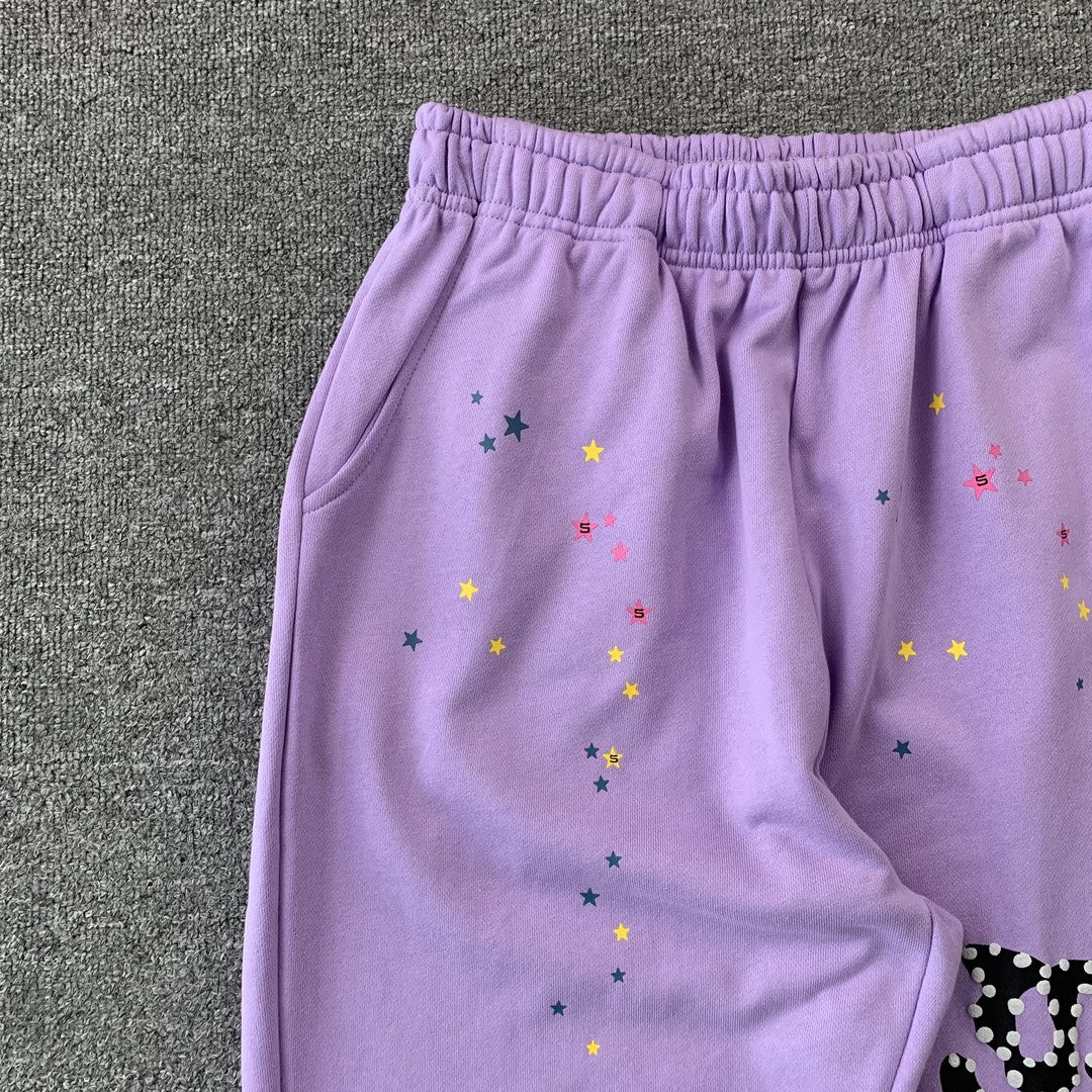 SP5DER ACAI SWEATPANTS PURPLE - Prime Reps