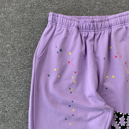 SP5DER ACAI SWEATPANTS PURPLE - Prime Reps