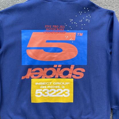 SP5DER ADULT HOODIE NAVY - Prime Reps