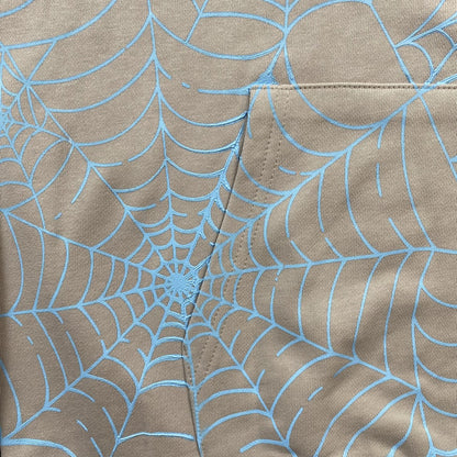 SP5DER AOP WEB HOODIE HEATHER GREY - Prime Reps