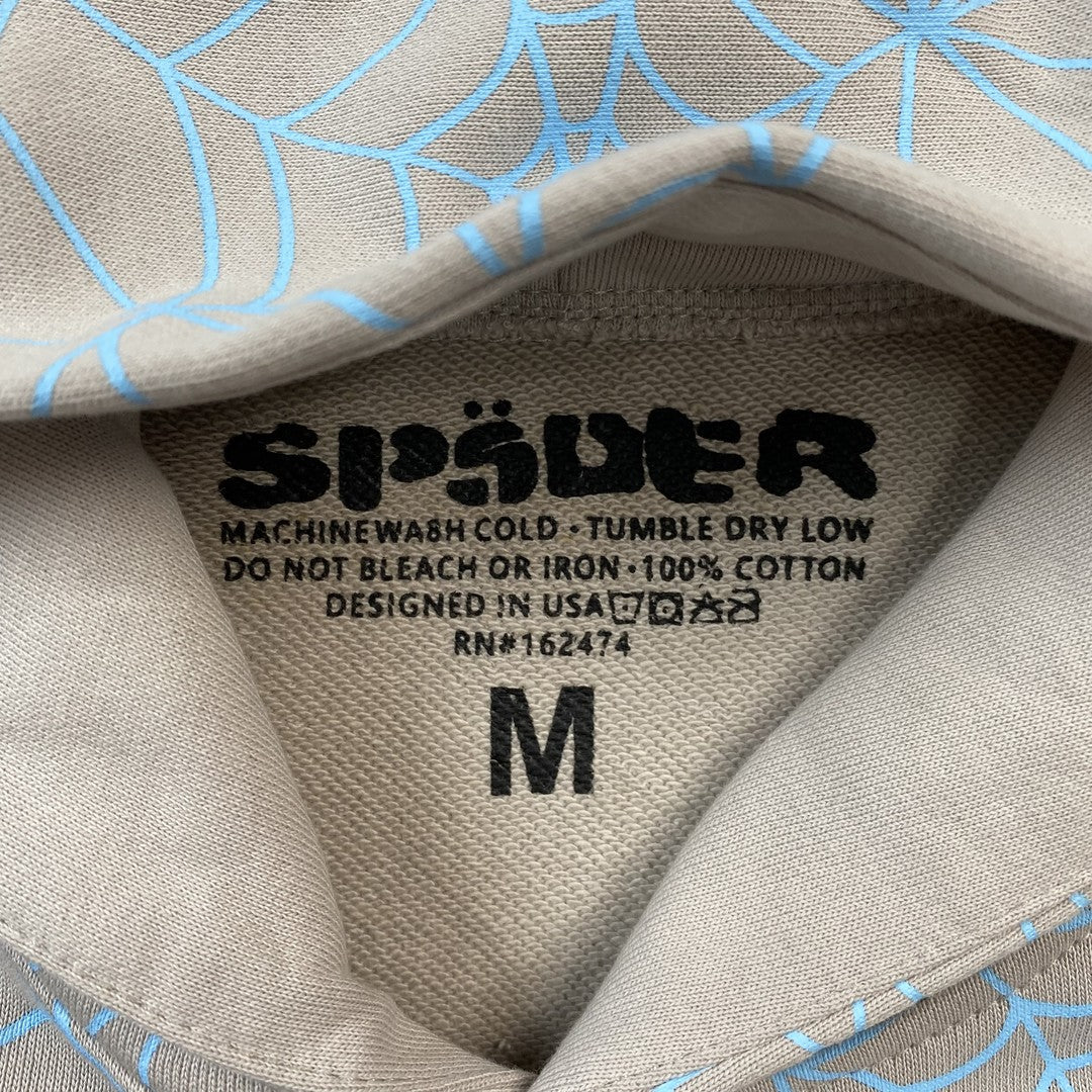 SP5DER AOP WEB HOODIE HEATHER GREY - Prime Reps