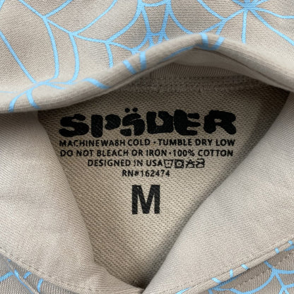 SP5DER AOP WEB HOODIE HEATHER GREY - Prime Reps