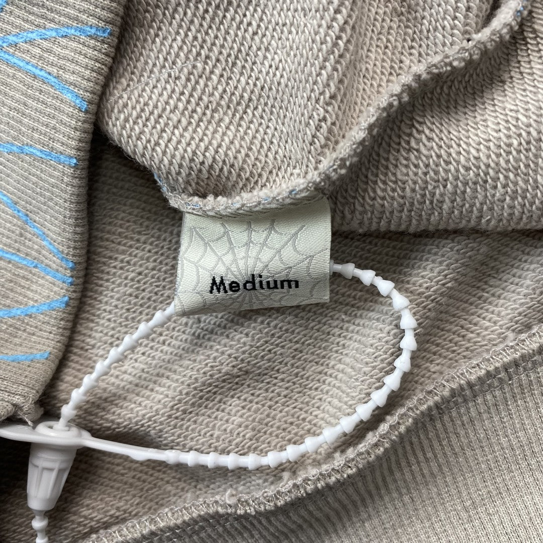 SP5DER AOP WEB HOODIE HEATHER GREY - Prime Reps