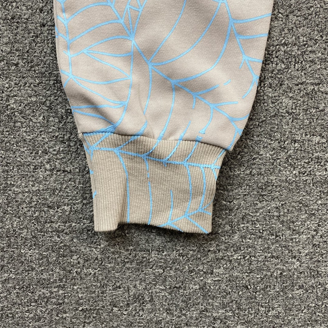 SP5DER AOP WEB HOODIE HEATHER GREY - Prime Reps