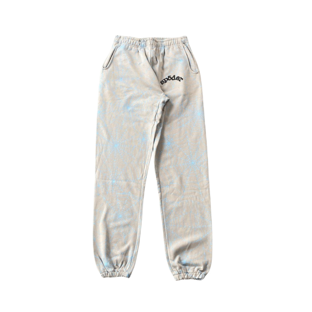SP5DER AOP WEB SWEATPANTS HEATHER GREY - Prime Reps
