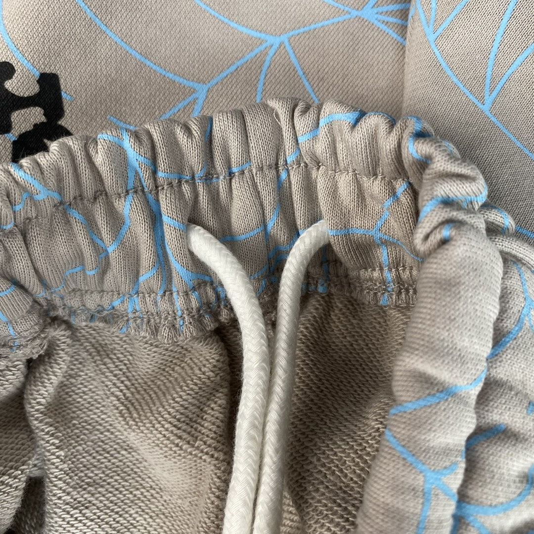 SP5DER AOP WEB SWEATPANTS HEATHER GREY - Prime Reps