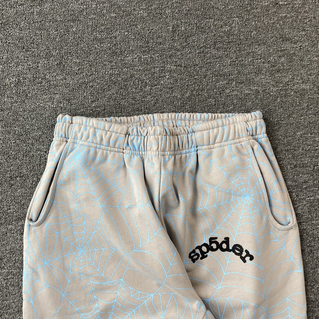SP5DER AOP WEB SWEATPANTS HEATHER GREY - Prime Reps