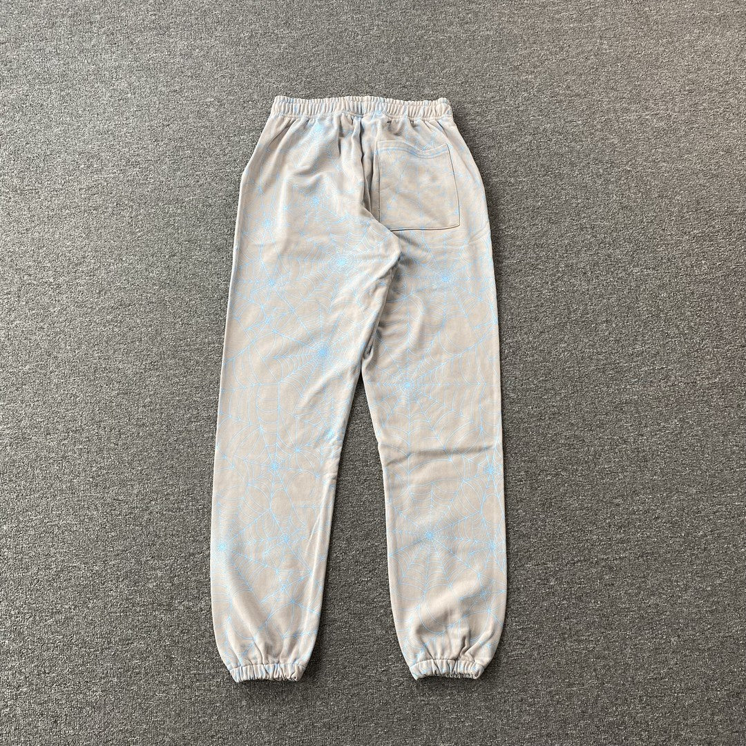 SP5DER AOP WEB SWEATPANTS HEATHER GREY - Prime Reps