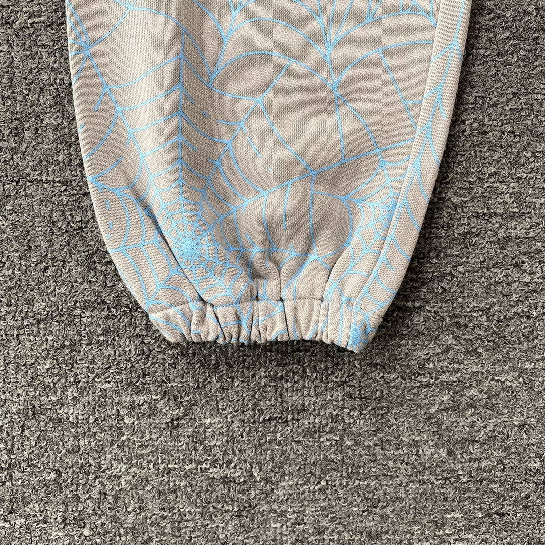 SP5DER AOP WEB SWEATPANTS HEATHER GREY - Prime Reps