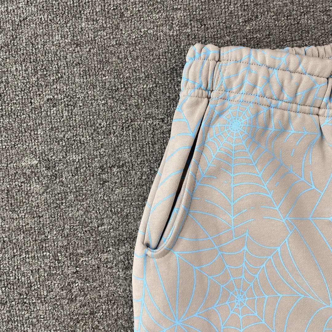 SP5DER AOP WEB SWEATPANTS HEATHER GREY - Prime Reps