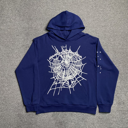 SP5DER ARACH NY PHOBIA HOODIE NAVY - Prime Reps