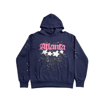SP5DER ATLANTA HOODIE NAVY - Prime Reps