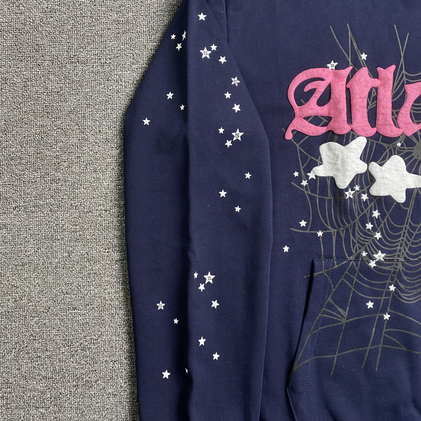 SP5DER ATLANTA HOODIE NAVY - Prime Reps