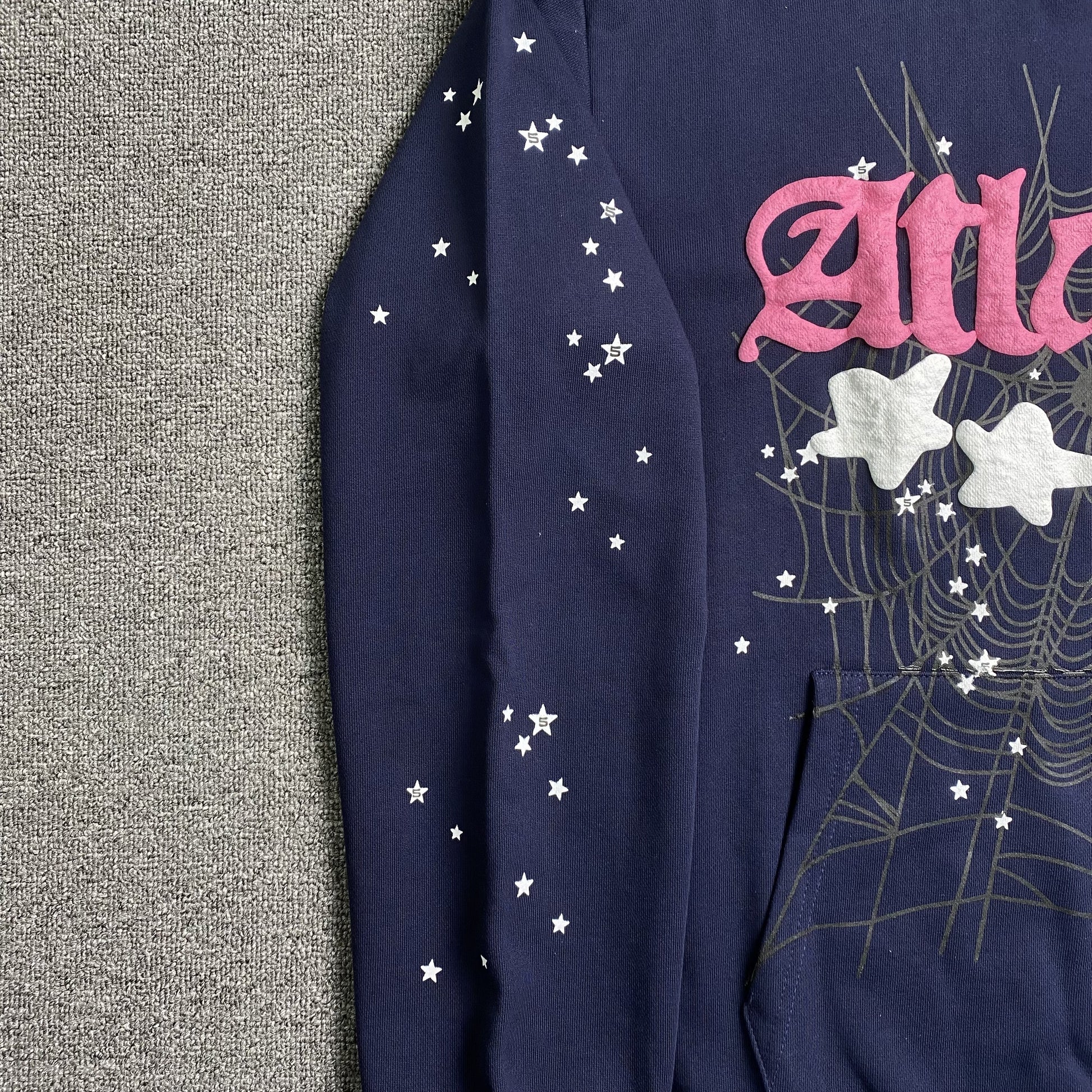 SP5DER ATLANTA HOODIE NAVY - Prime Reps