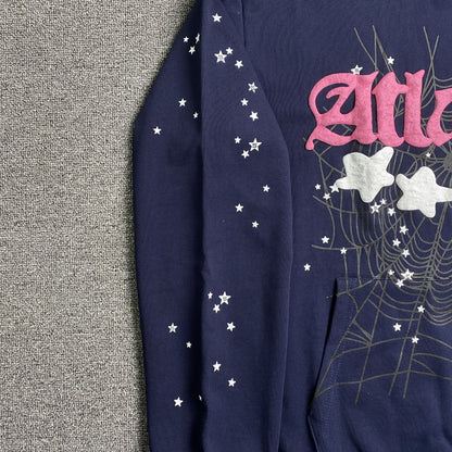 SP5DER ATLANTA HOODIE NAVY - Prime Reps