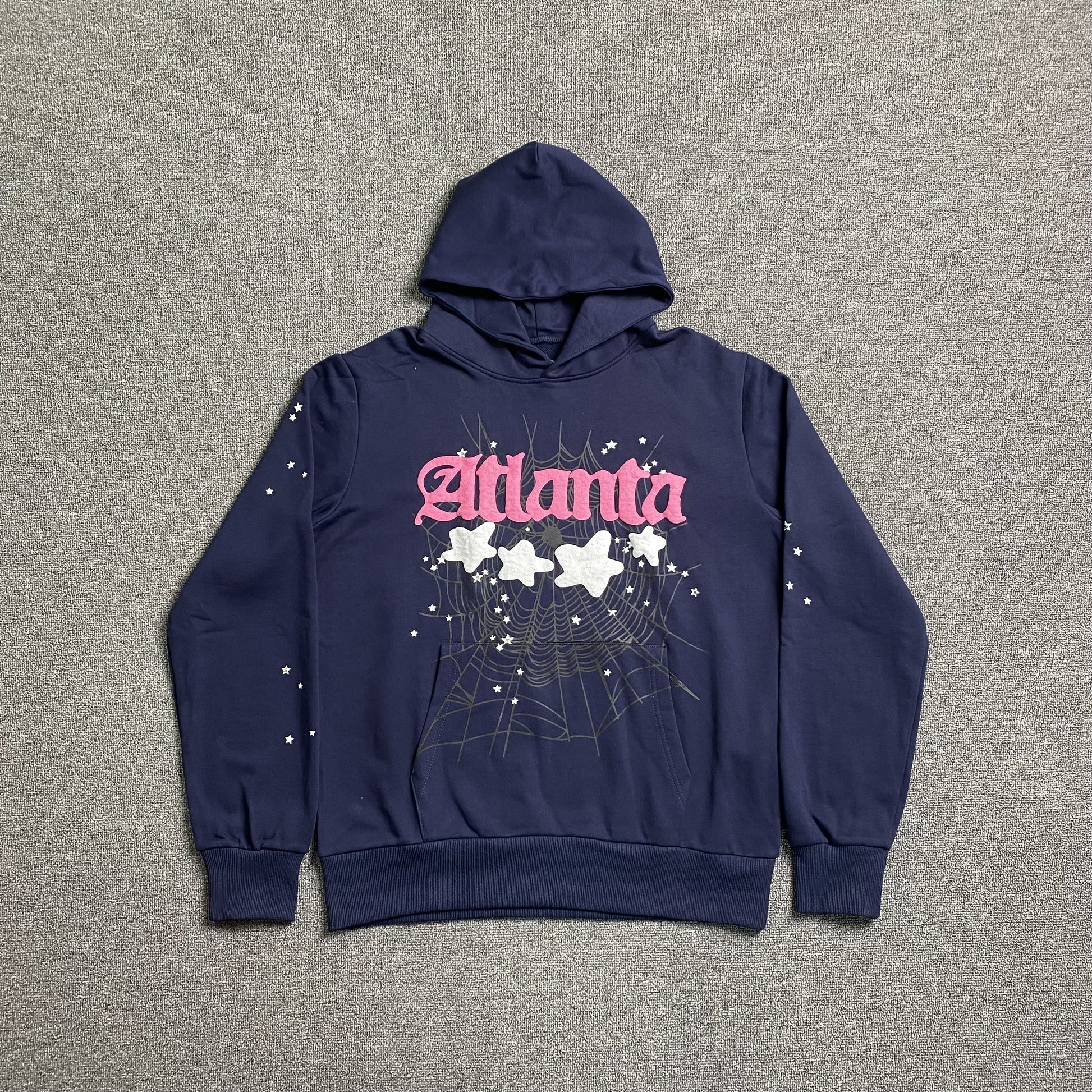 SP5DER ATLANTA HOODIE NAVY - Prime Reps