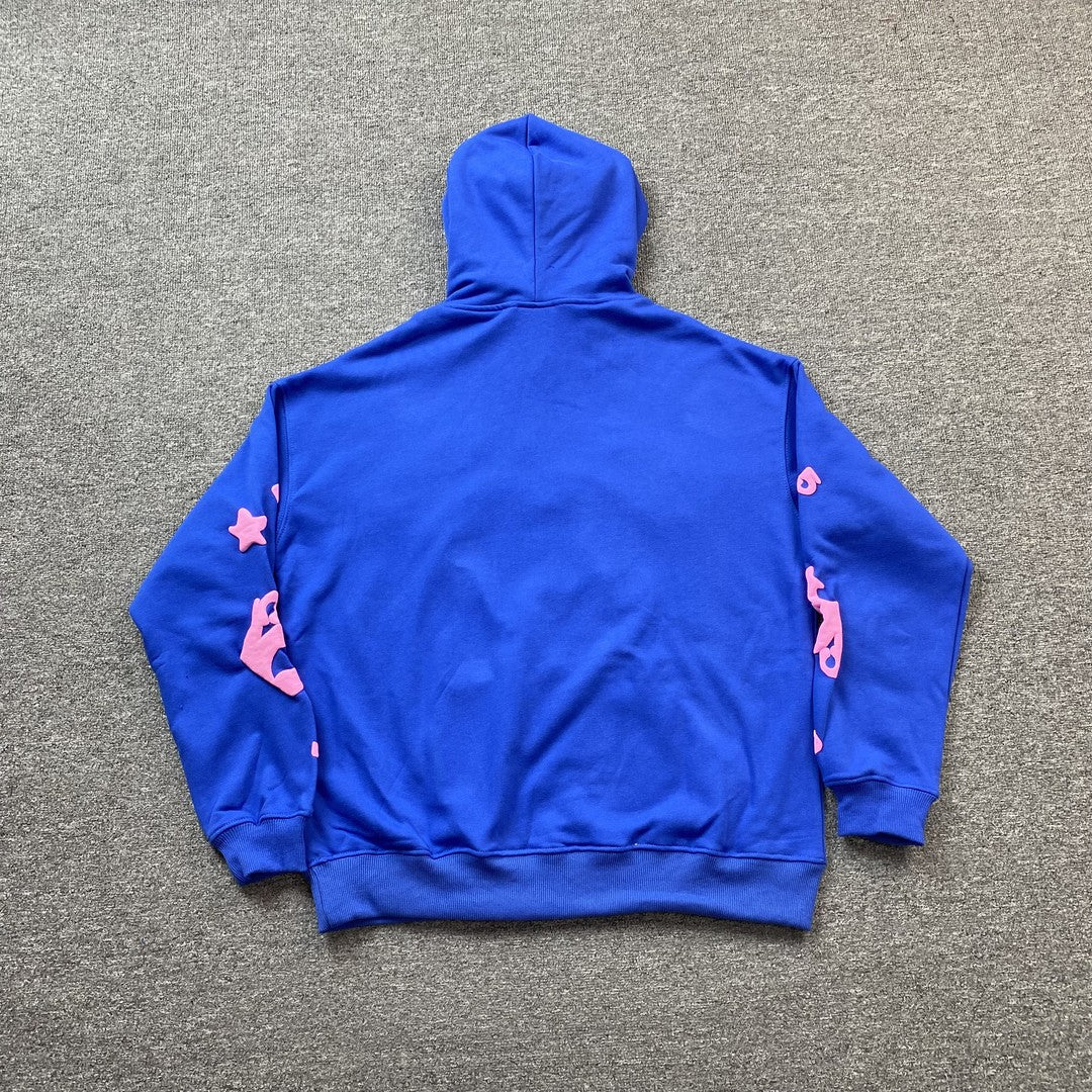 SP5DER BELUGA HOODIE BLUE - Prime Reps