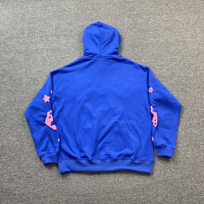 SP5DER BELUGA HOODIE BLUE - Prime Reps
