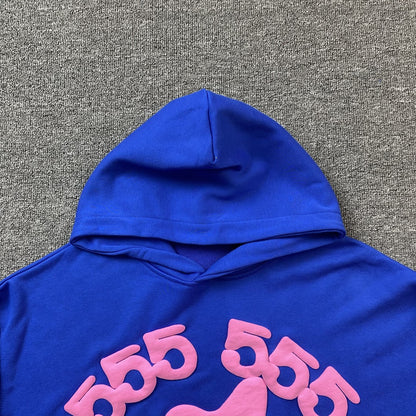 SP5DER BELUGA HOODIE BLUE - Prime Reps