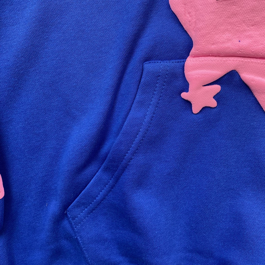 SP5DER BELUGA HOODIE BLUE - Prime Reps