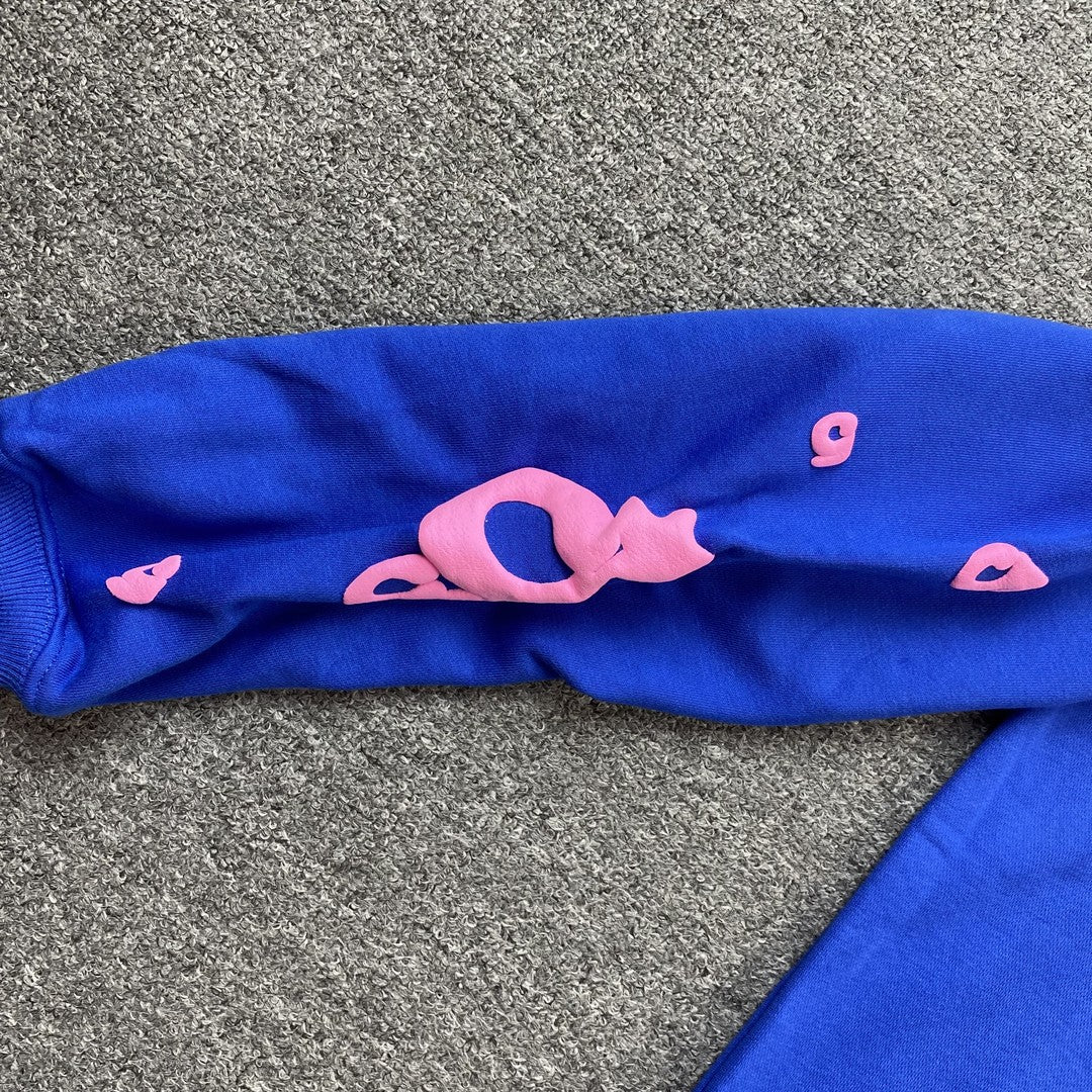 SP5DER BELUGA HOODIE BLUE - Prime Reps