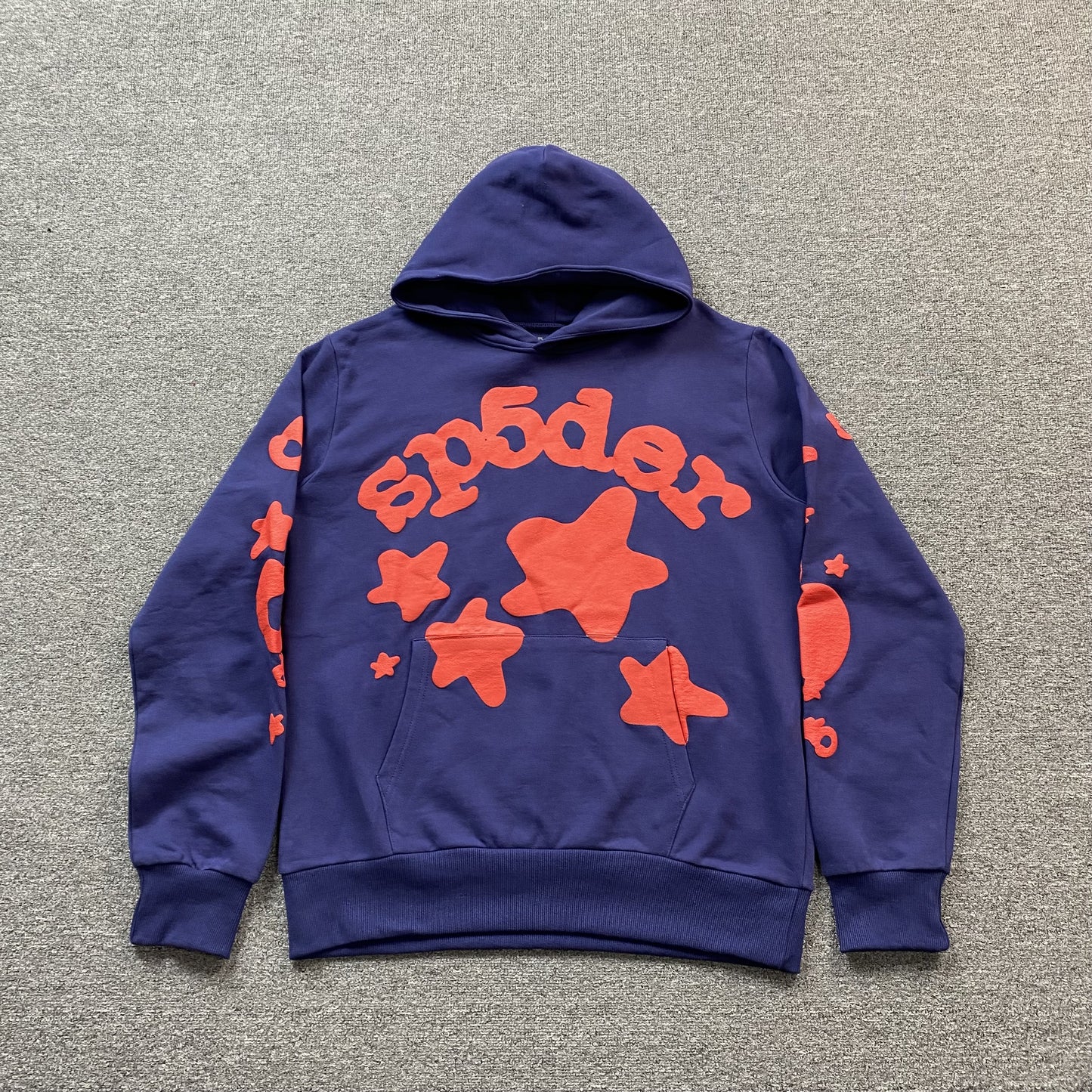 SP5DER BELUGA HOODIE NAVY - Prime Reps