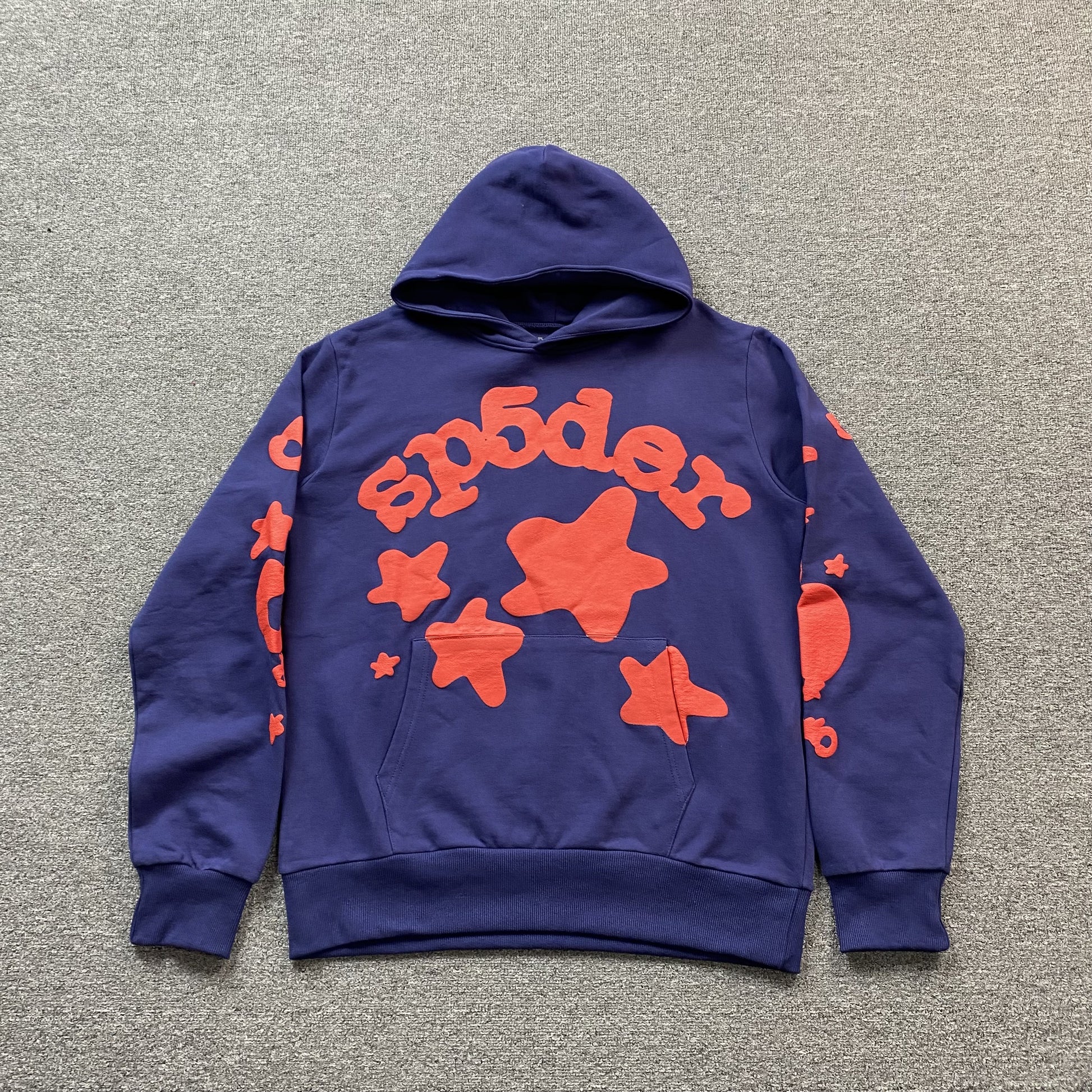 SP5DER BELUGA HOODIE NAVY - Prime Reps