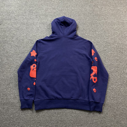 SP5DER BELUGA HOODIE NAVY - Prime Reps