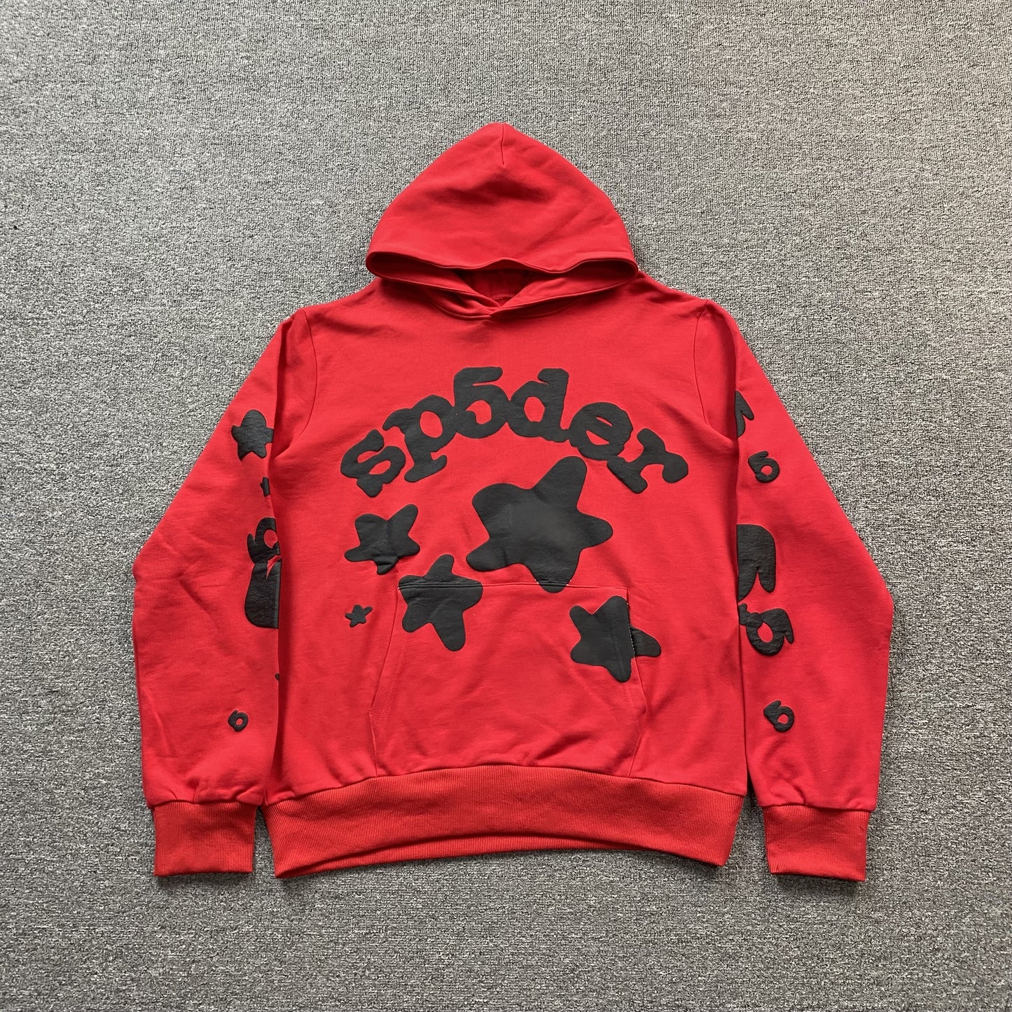 SP5DER BELUGA HOODIE RED - Prime Reps