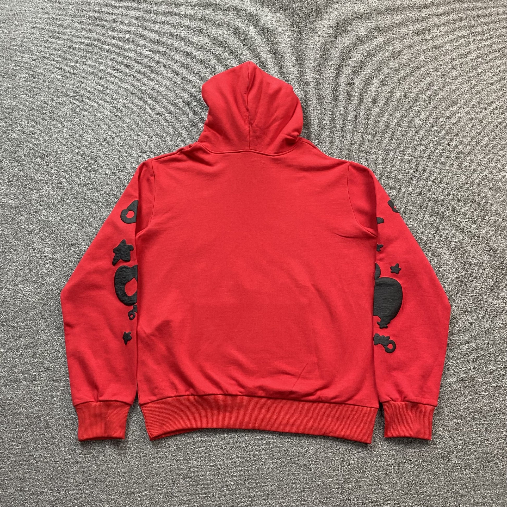 SP5DER BELUGA HOODIE RED - Prime Reps