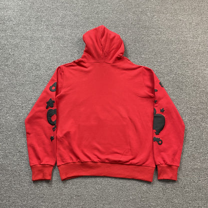 SP5DER BELUGA HOODIE RED - Prime Reps