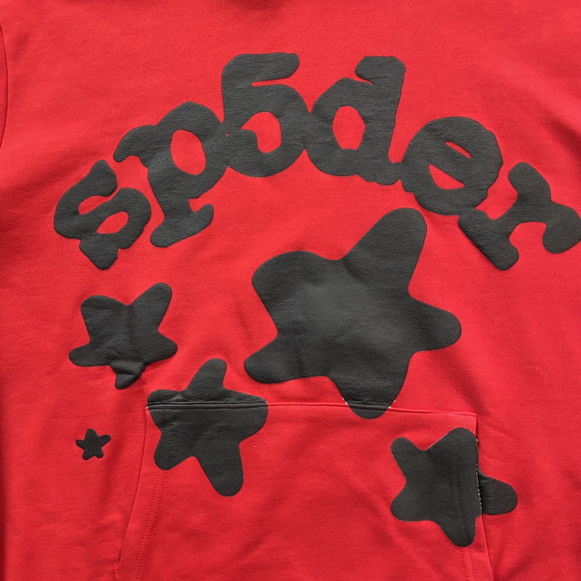 SP5DER BELUGA HOODIE RED - Prime Reps