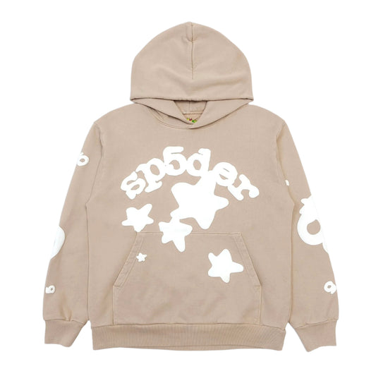 SP5DER BELUGA HOODIE SAND - Prime Reps