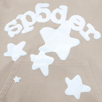 SP5DER BELUGA HOODIE SAND - Prime Reps
