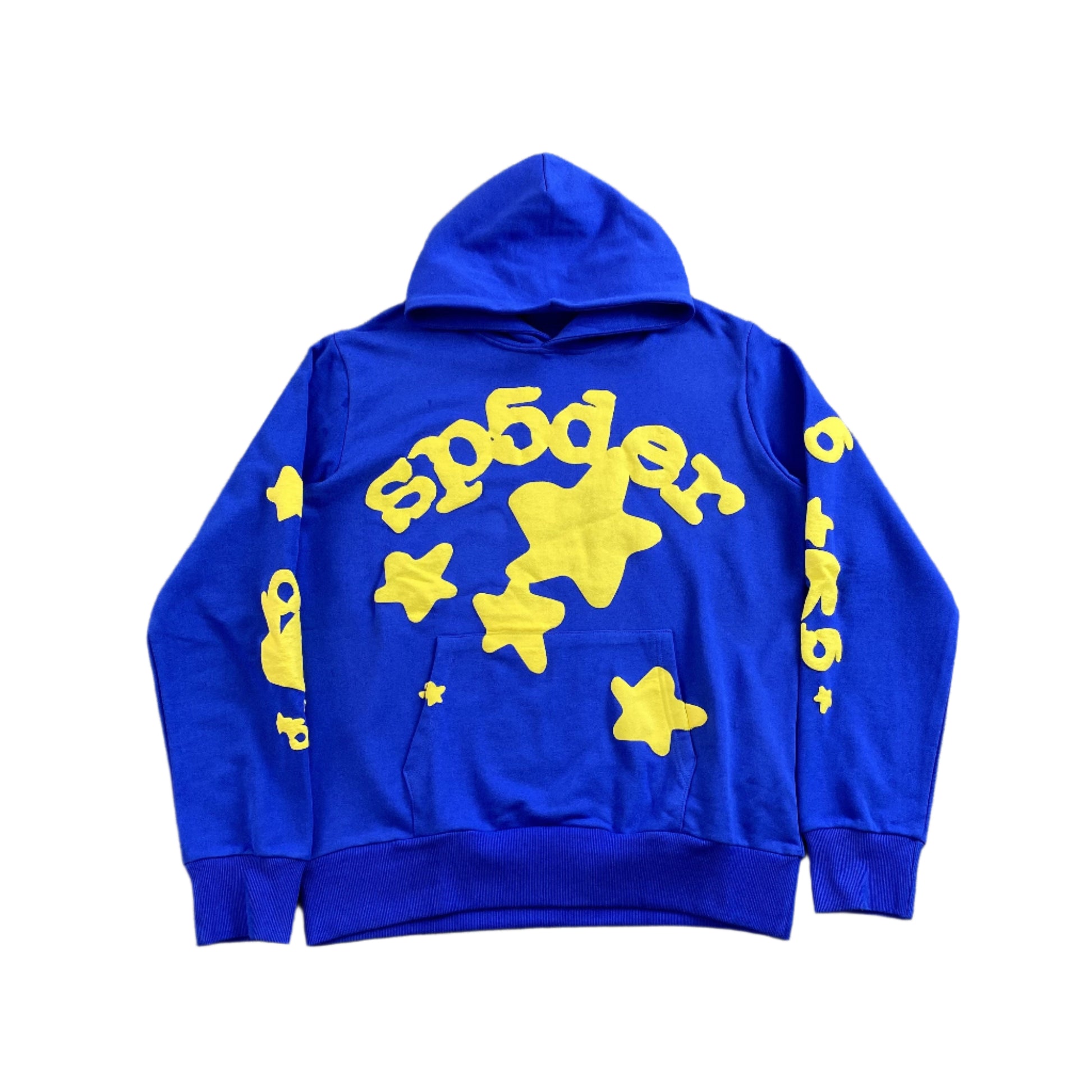 SP5DER BELUGA HOODIE TC BLUE - Prime Reps