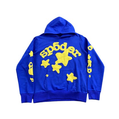 SP5DER BELUGA HOODIE TC BLUE - Prime Reps
