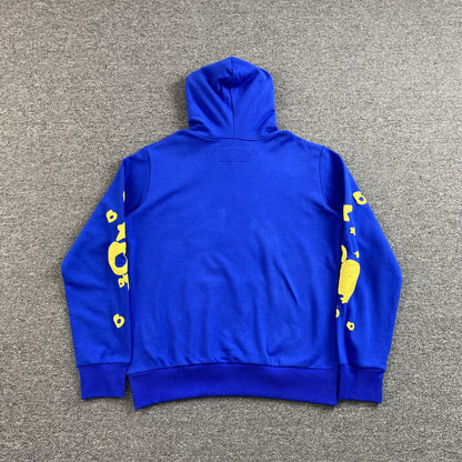 SP5DER BELUGA HOODIE TC BLUE - Prime Reps