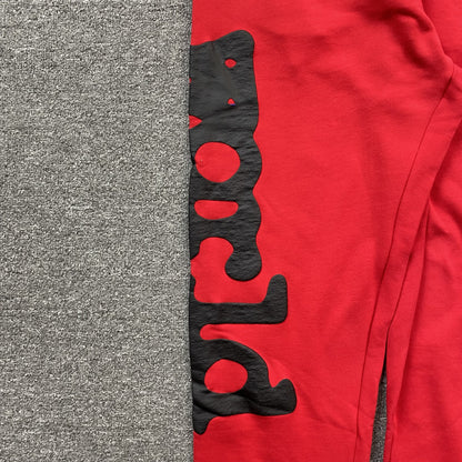 SP5DER BELUGA SWEATPANTS RED - Prime Reps