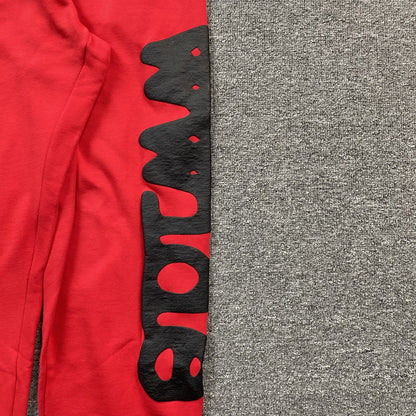 SP5DER BELUGA SWEATPANTS RED - Prime Reps