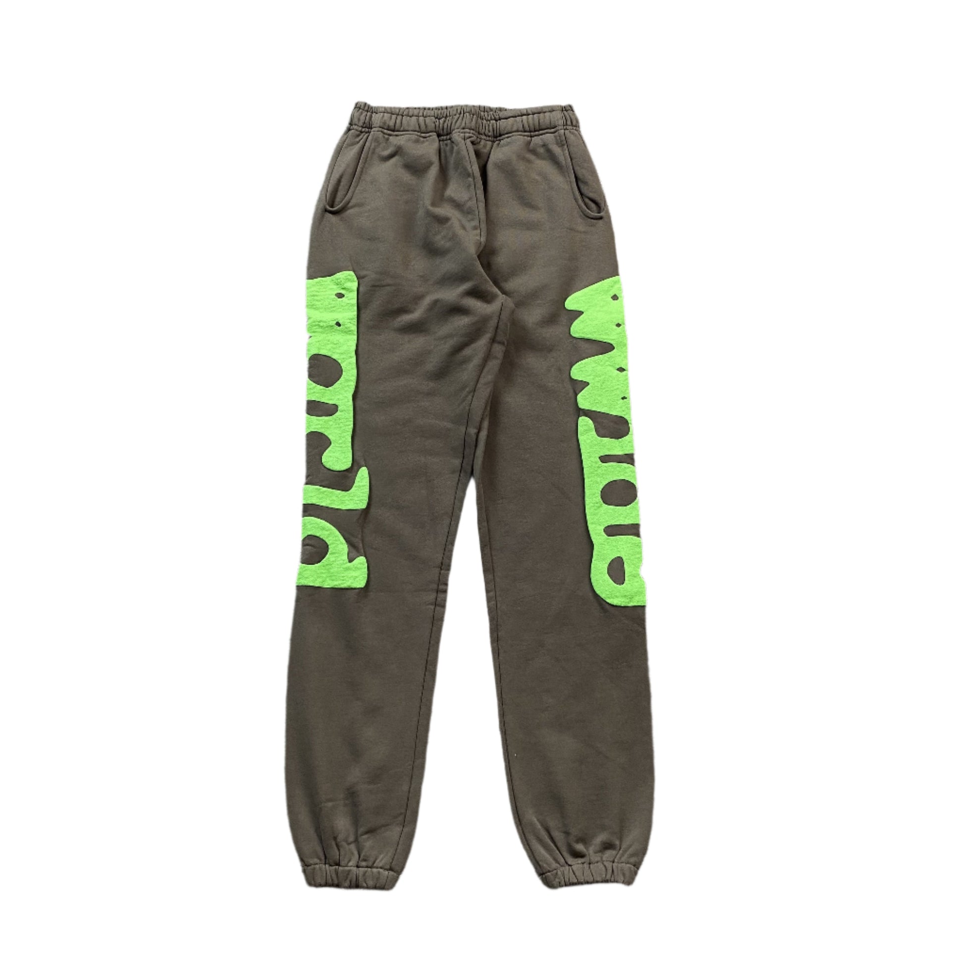 SP5DER BELUGA SWEATPANTS SLATE GREY/GREEN - Prime Reps
