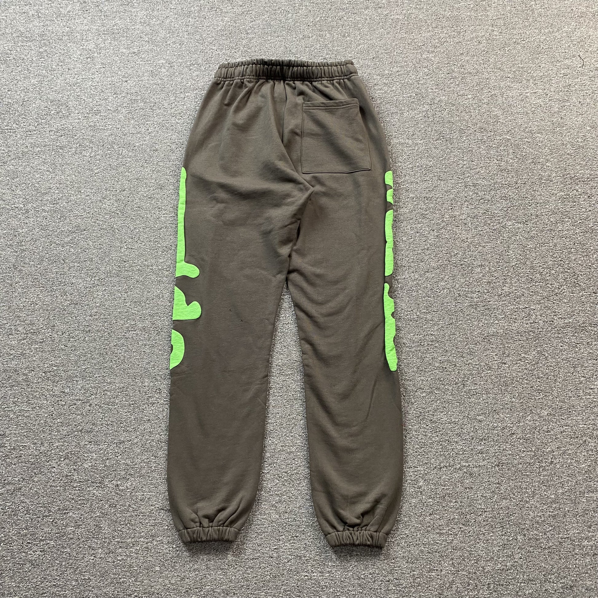 SP5DER BELUGA SWEATPANTS SLATE GREY/GREEN - Prime Reps