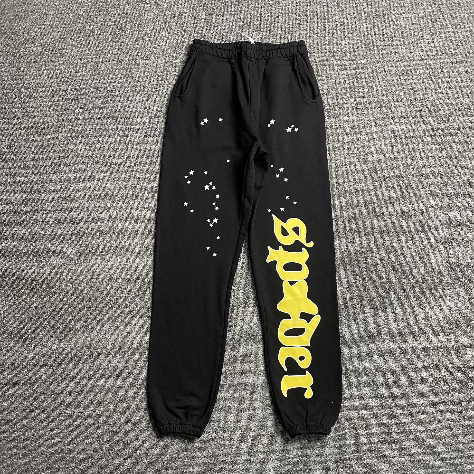 SP5DER JEFFERY SWEATPANTS BLACK - Prime Reps
